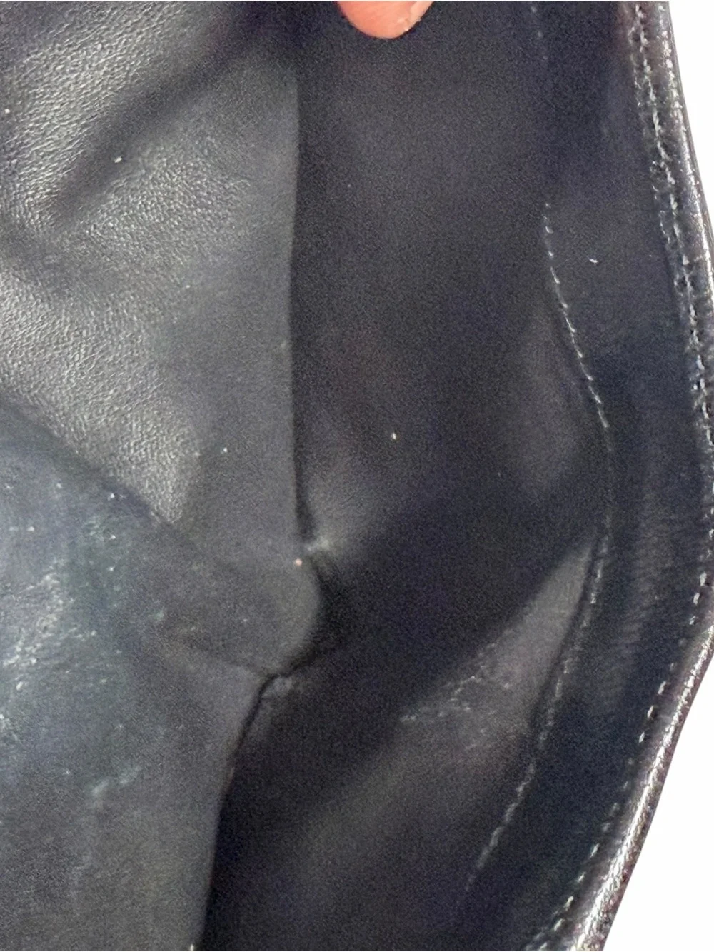 Gucci Black Leather Wallet with Orange Interlocking GG